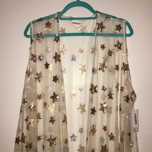 NWT Lularoe Joy - Elegant Collection STARS